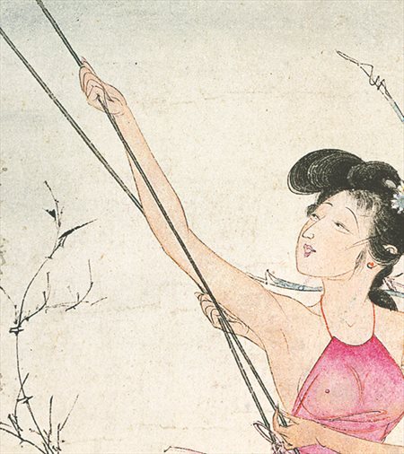 章贡-胡也佛的仕女画和最知名的金瓶梅秘戏图